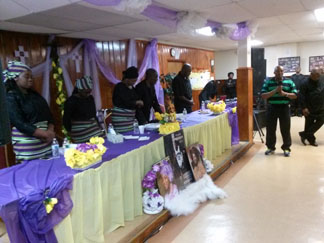 Closing prayers for Vivian Osuji